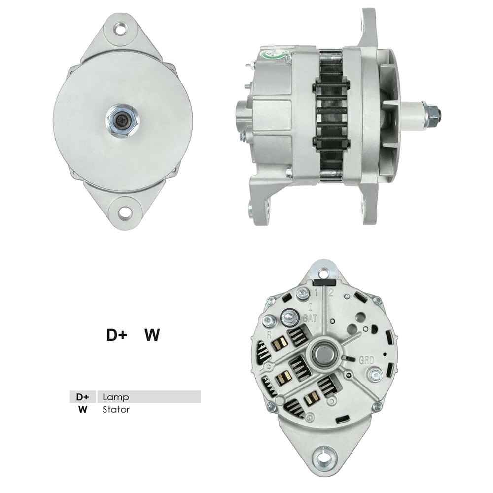 ALT.DIN. 12V.145A.DELCO 22SI CAT.3126/3176/3306