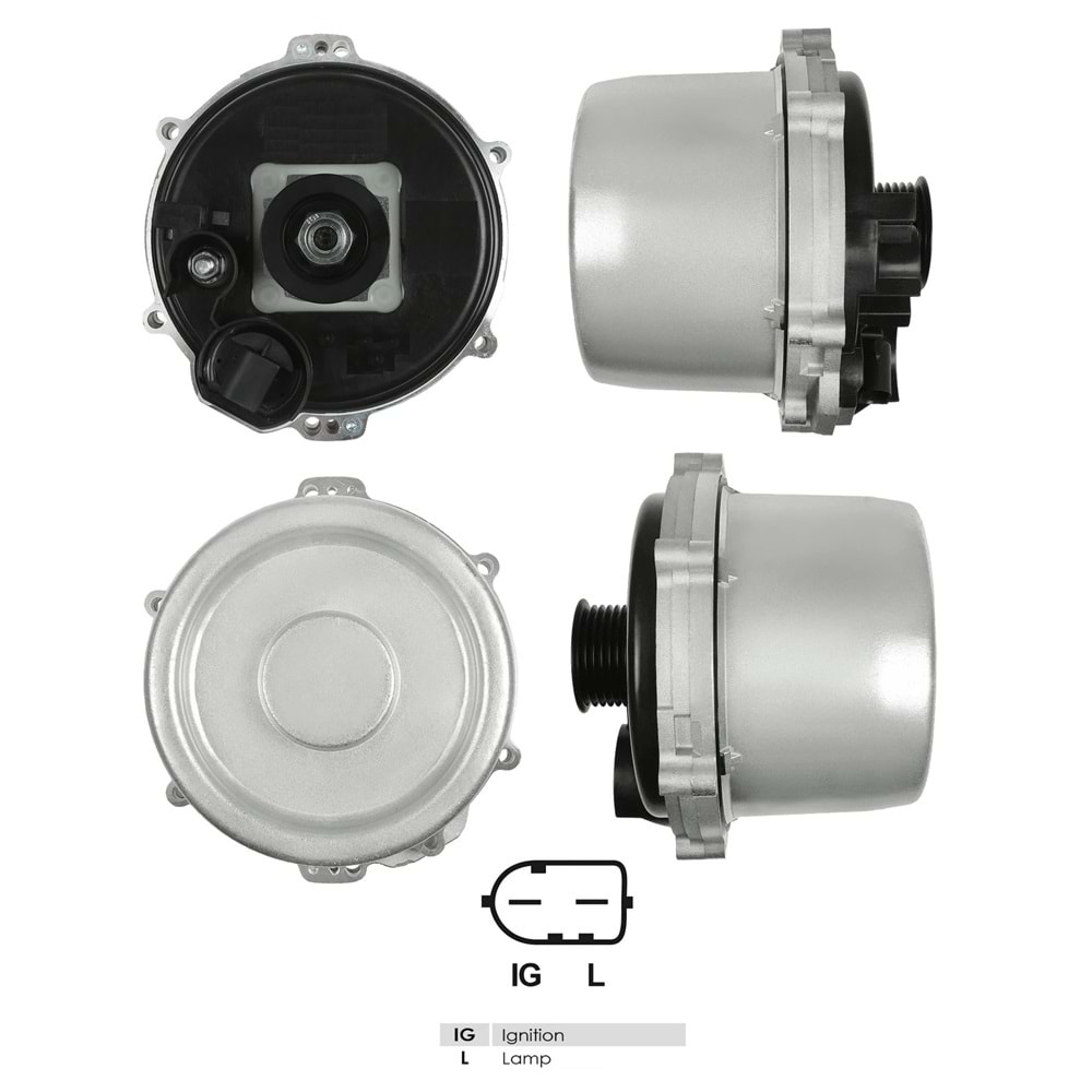 ALT.DIN. 12V.150A.DELPHI BMW SU SOGUTMALI