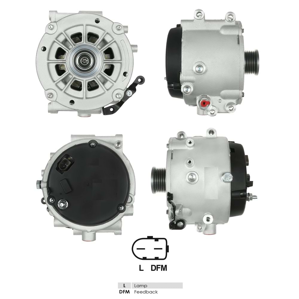 ALT.DIN. 12V.190A.DELPHI MERCEDES CDI SU SOGUTMALI