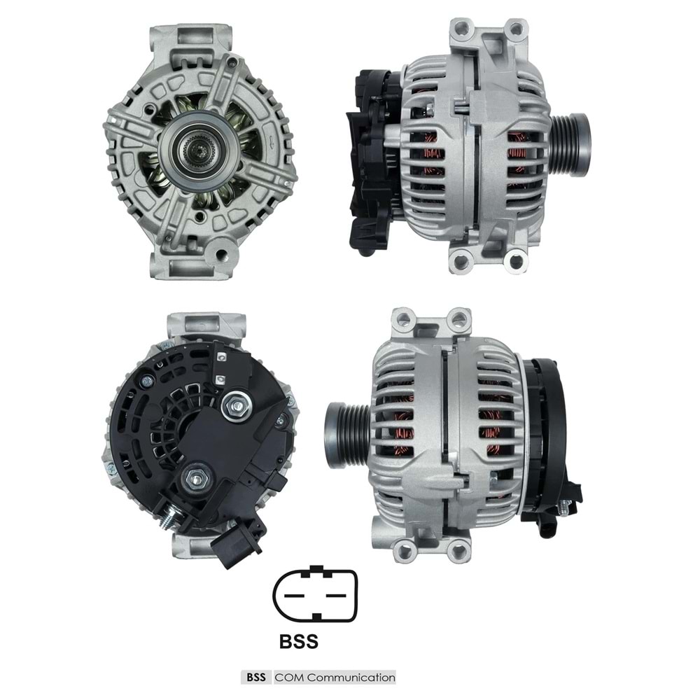 ALT.DIN. 12V.150ABOSCH T.BMW 3-5 KASA 03->BSS-COM