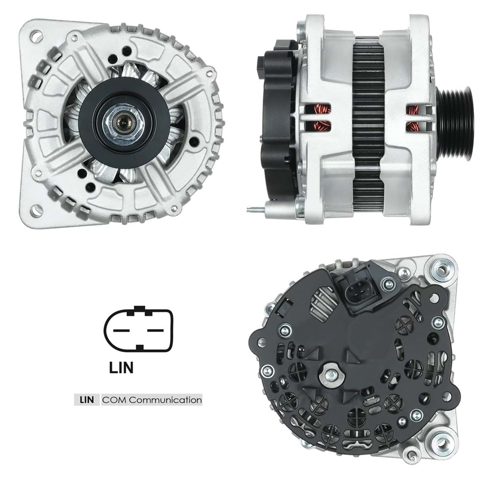 ALT.DIN. 12V.180A.BOSCH T.AUDI A6/Q7 3.0 TDI LIN2