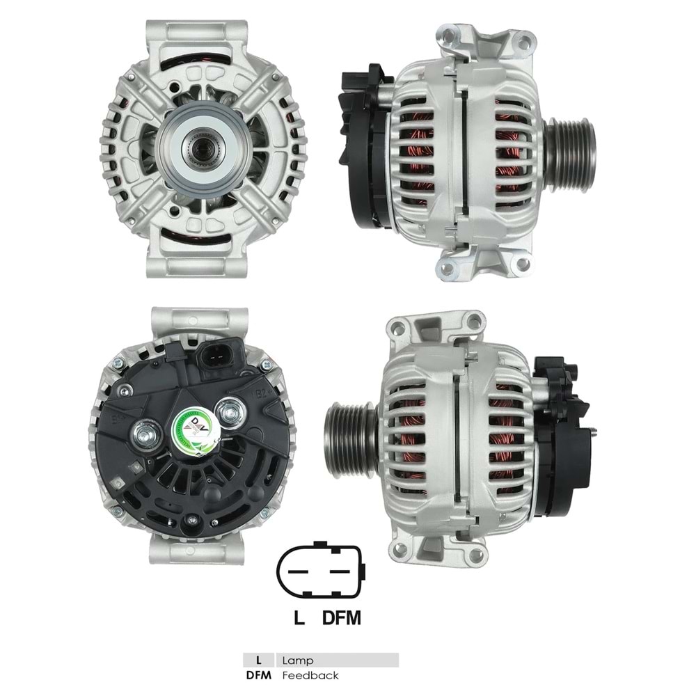 ALT.DIN. 12V.140A.A4 1,8T/PASSAT 1,8TFSI/POLO1,6TDI