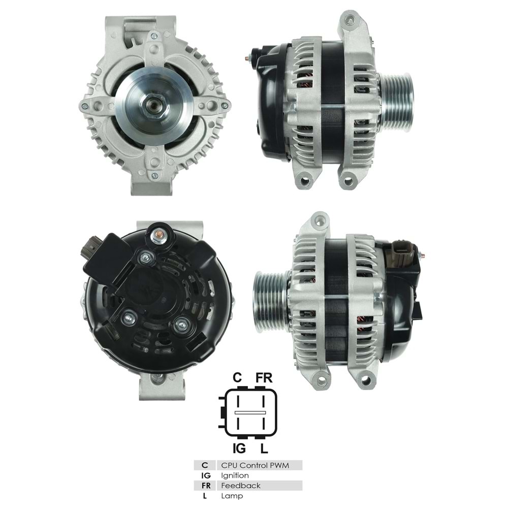 ALT.DIN. 12V.100A.ACCORD/CIVIC/CRV 02>2008