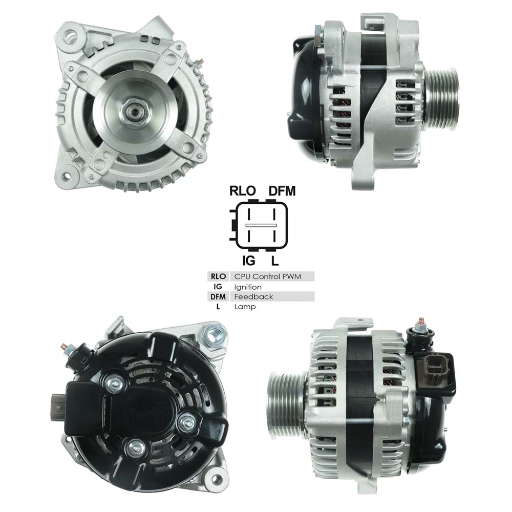 ALT.DIN. 12V.100A TOYOTA RAV4 2007->