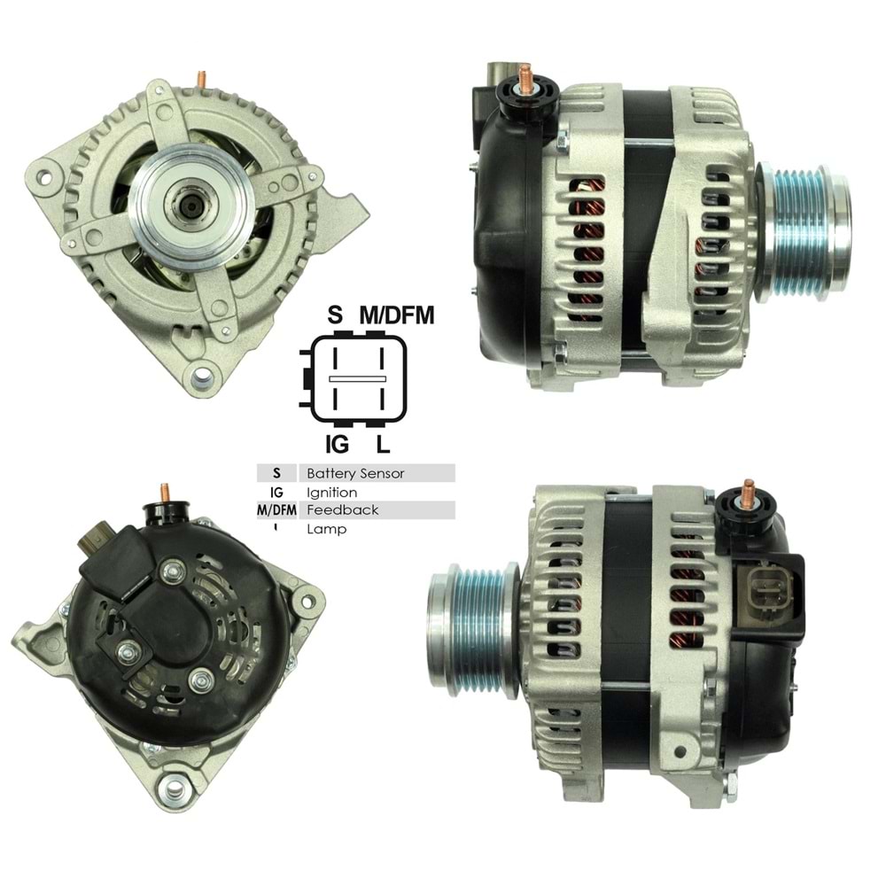 ALT.DIN. 12V.100A COROLLA/YARIS 2009->