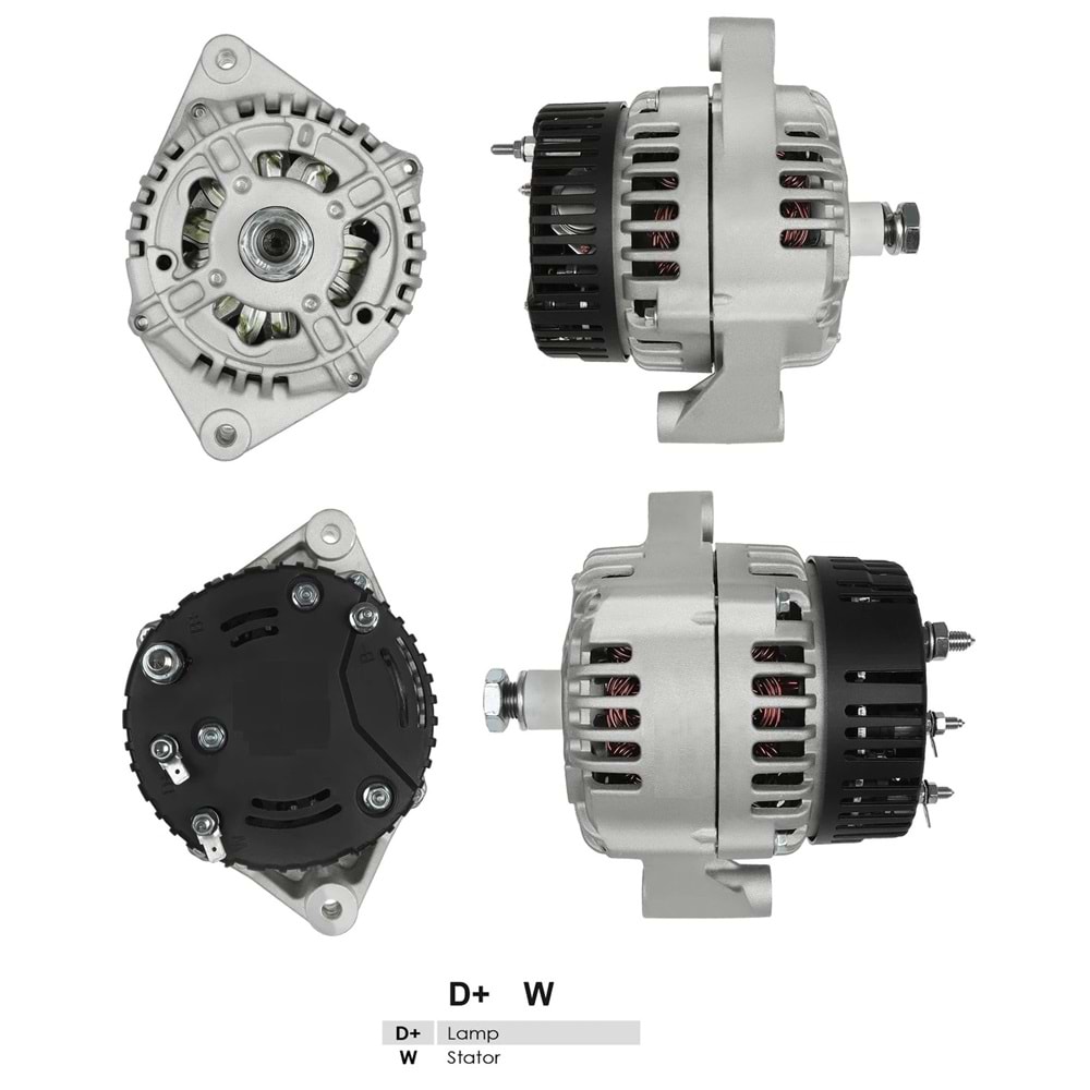 ALT DINAMO 12V 120A JCB HATTAT VALTRA SISU
