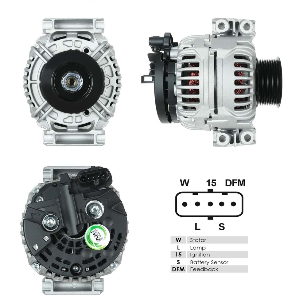 ALT DINAMO 24V 80A SCANIA PRT K SERISI