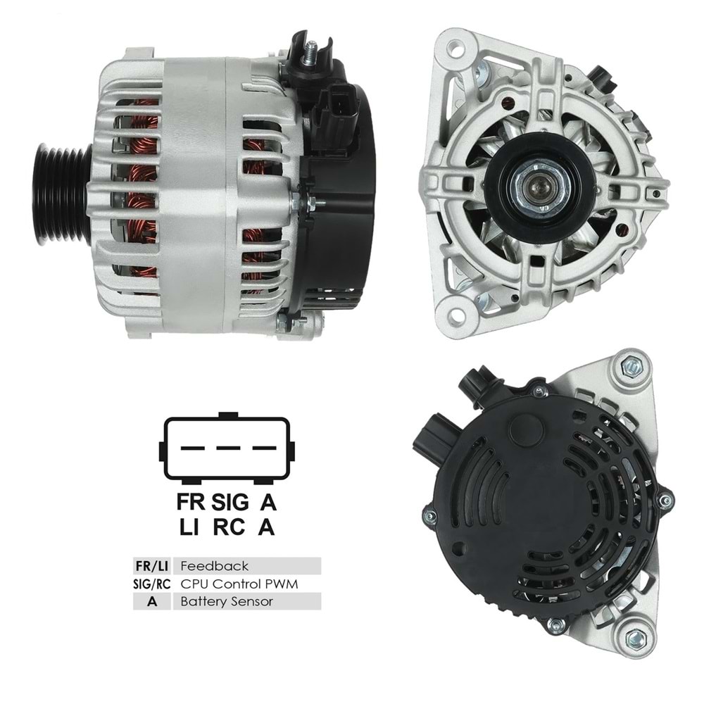ALT.DIN. 12V.85A. MARELLI CONNECT/FOCUS TDCI