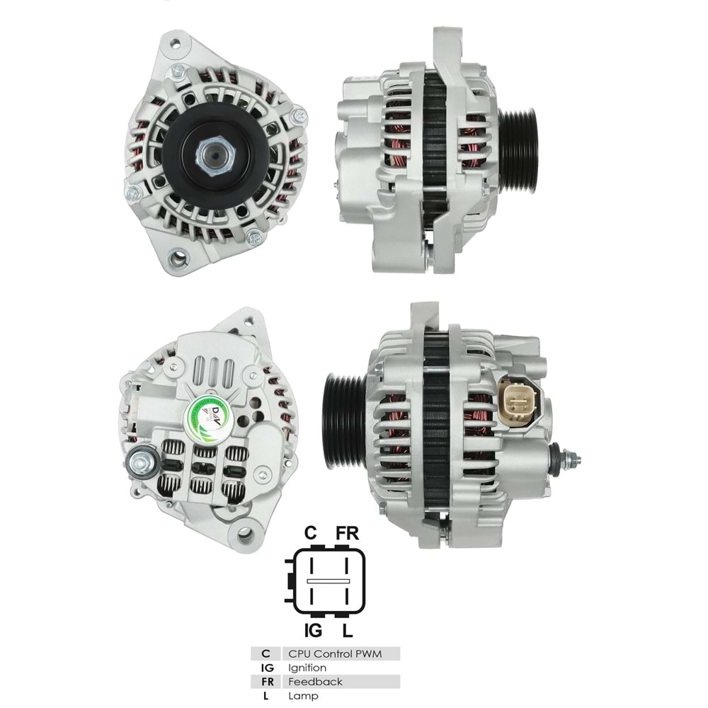 ALT DINAMO 12V 70A MITSUBISHI HONDA CIVIC 1,4I 1,6 2001>