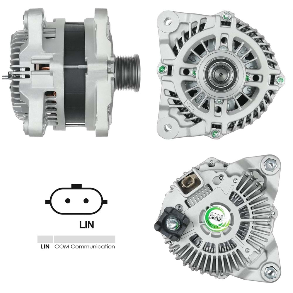 ALT.DIN. 12V.185A.MITS.FLUENCE/MEGANE 1,6DCI LIN2