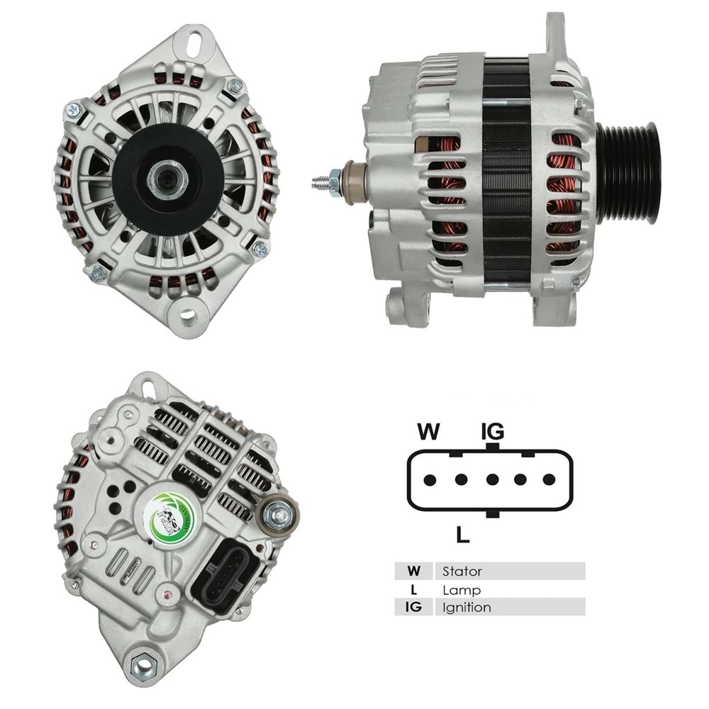 ALT.DIN. 24V.130A FORD CARGO 1838/3238/4136