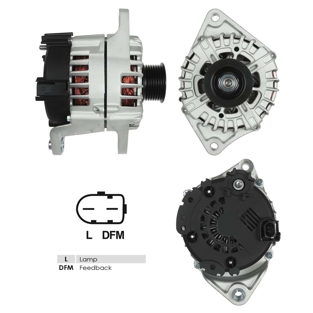 ALT.DIN. 12V 180A L-DFM DUCATO/BOXER 2006->