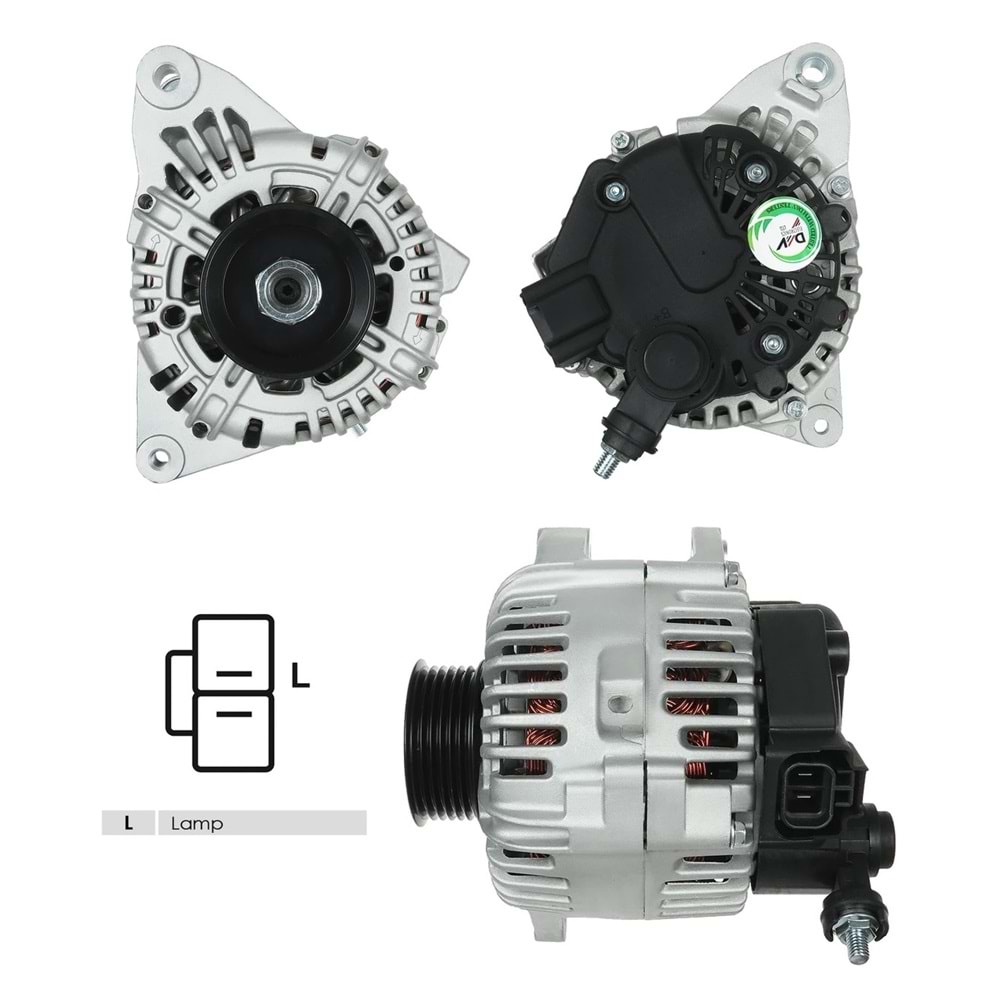 ALT.DIN. 12V.120A SANTAFE/SPORTAGE 2,7 2005>