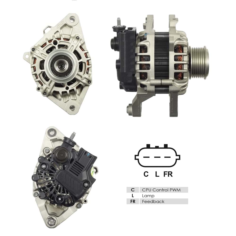 ALT.DIN. 12V.90A HYUNDAI H1/KIA BONGO 2012->