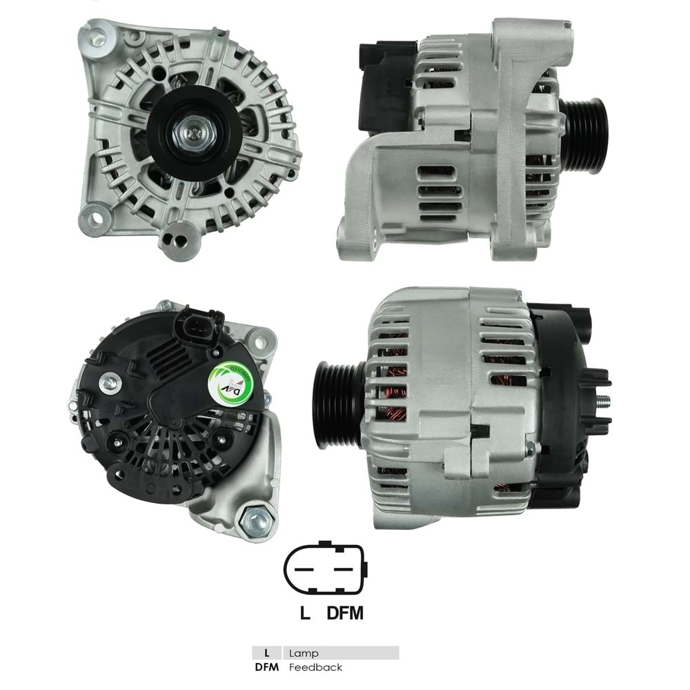 ALT.DIN. 12V.150A BMW 5.20/5.30/X3/X5 2004->