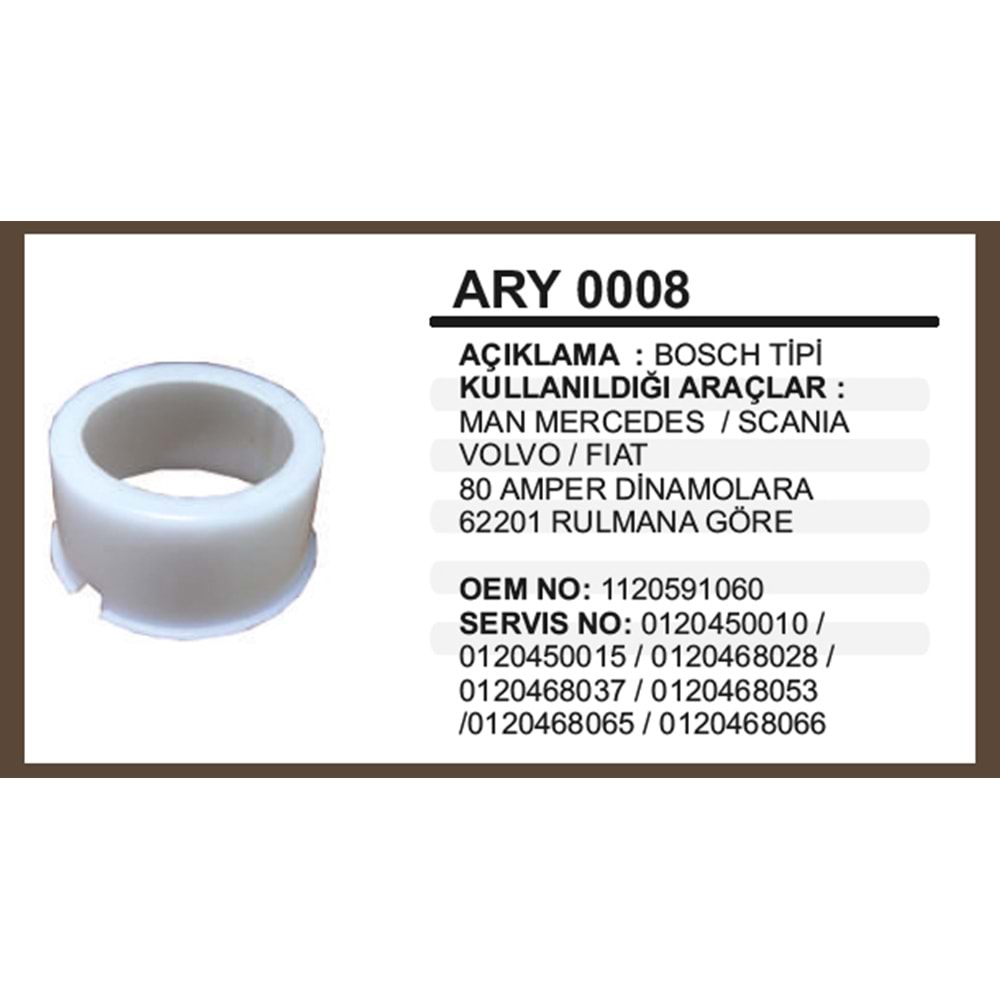 RULMAN YATAGI BOSCH JOHNDEERE FORD 62201