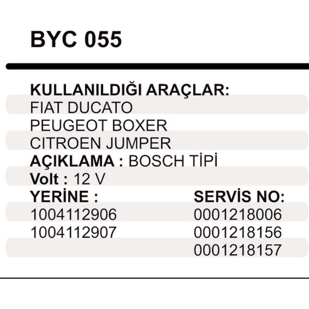 MARS YASTIK GOVDELI DUCATO BOXER JUMPER
