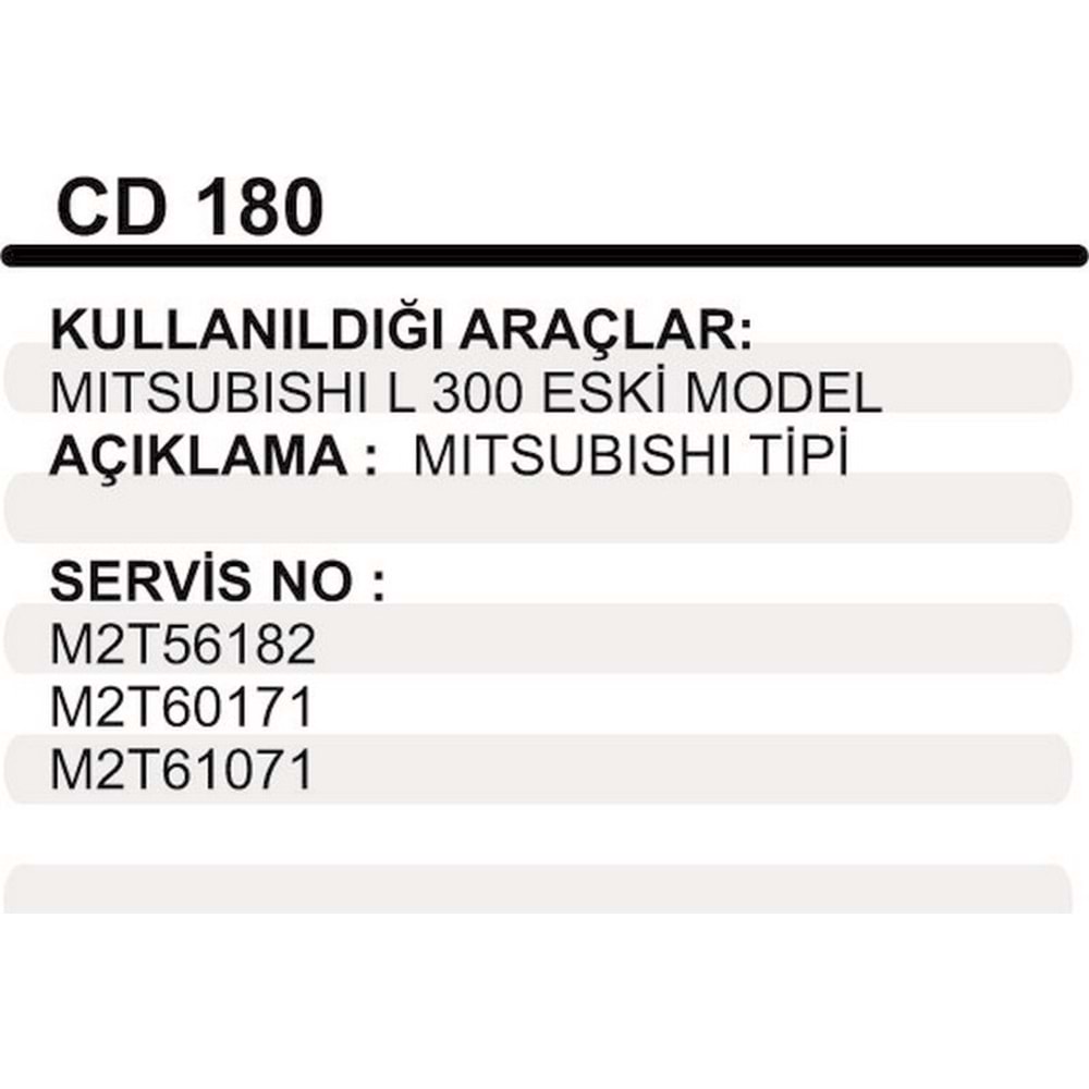 RED.DISLI MITSUBISH L300