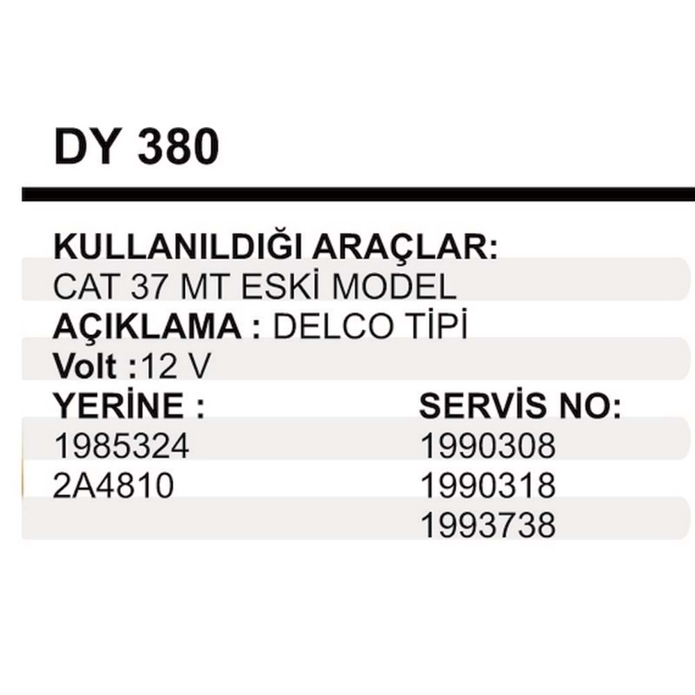 MARS YASTIK 12V CAT. 37MT EM