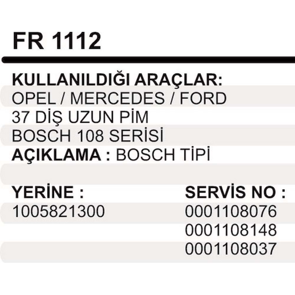 RED.FIBERI BMW TEMPRA 2000