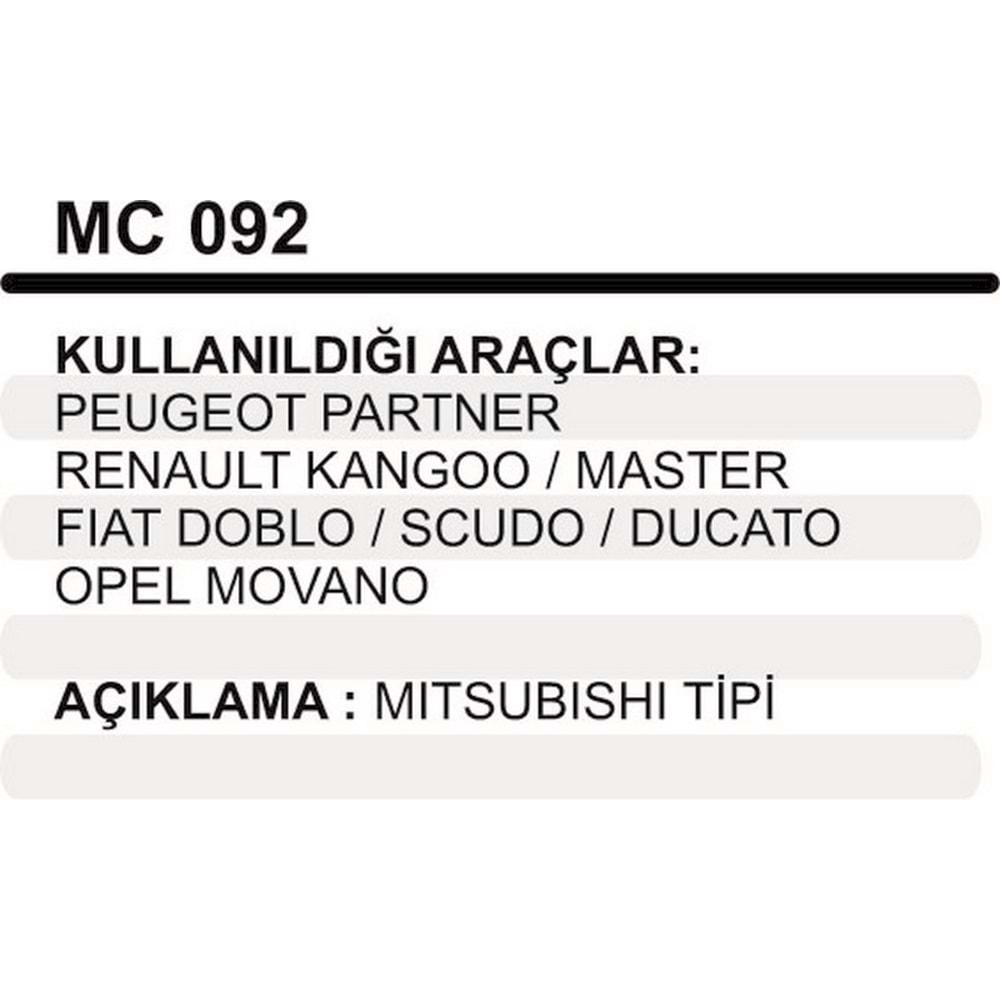 MARS PINYON KAPAGI PARTNER KANGOO