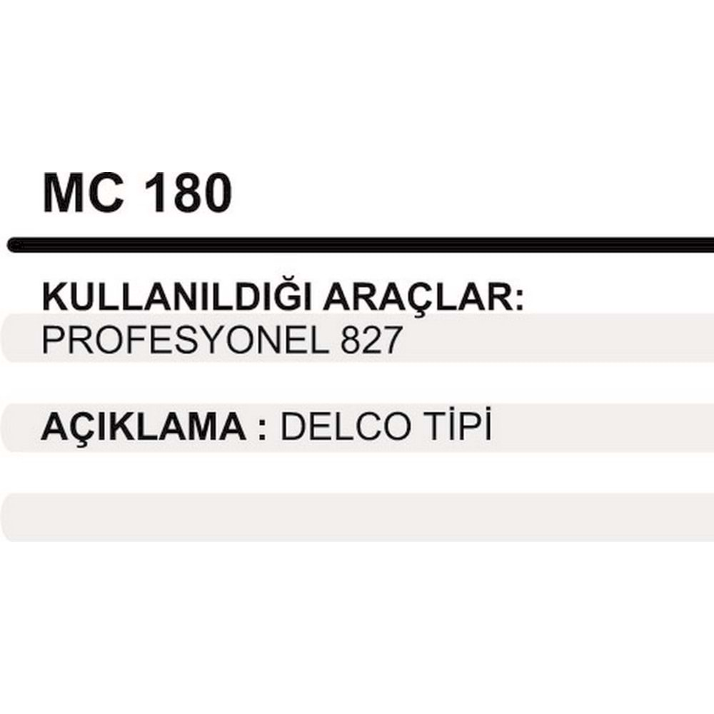 MARS PINYON KAPAGI DELCO 39MT PROFESYONEL