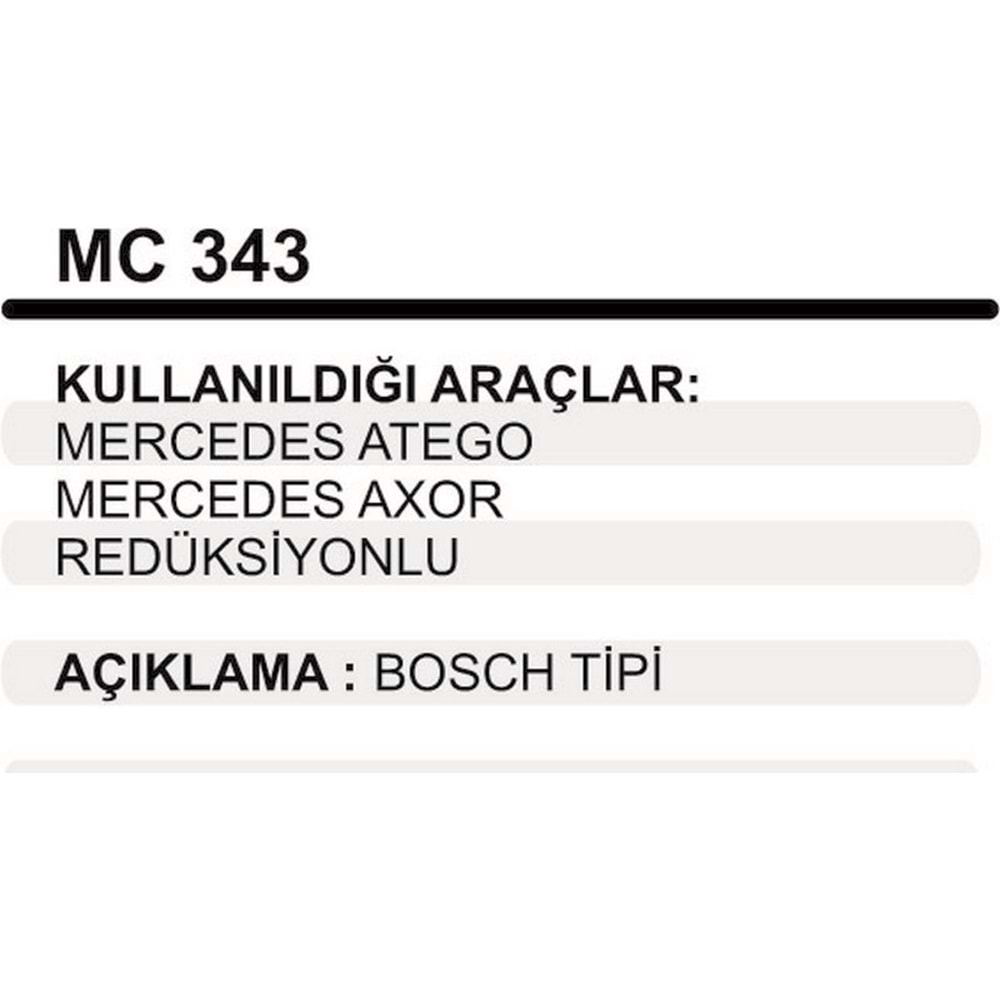 MARS PINYON KAPAK ATEGO