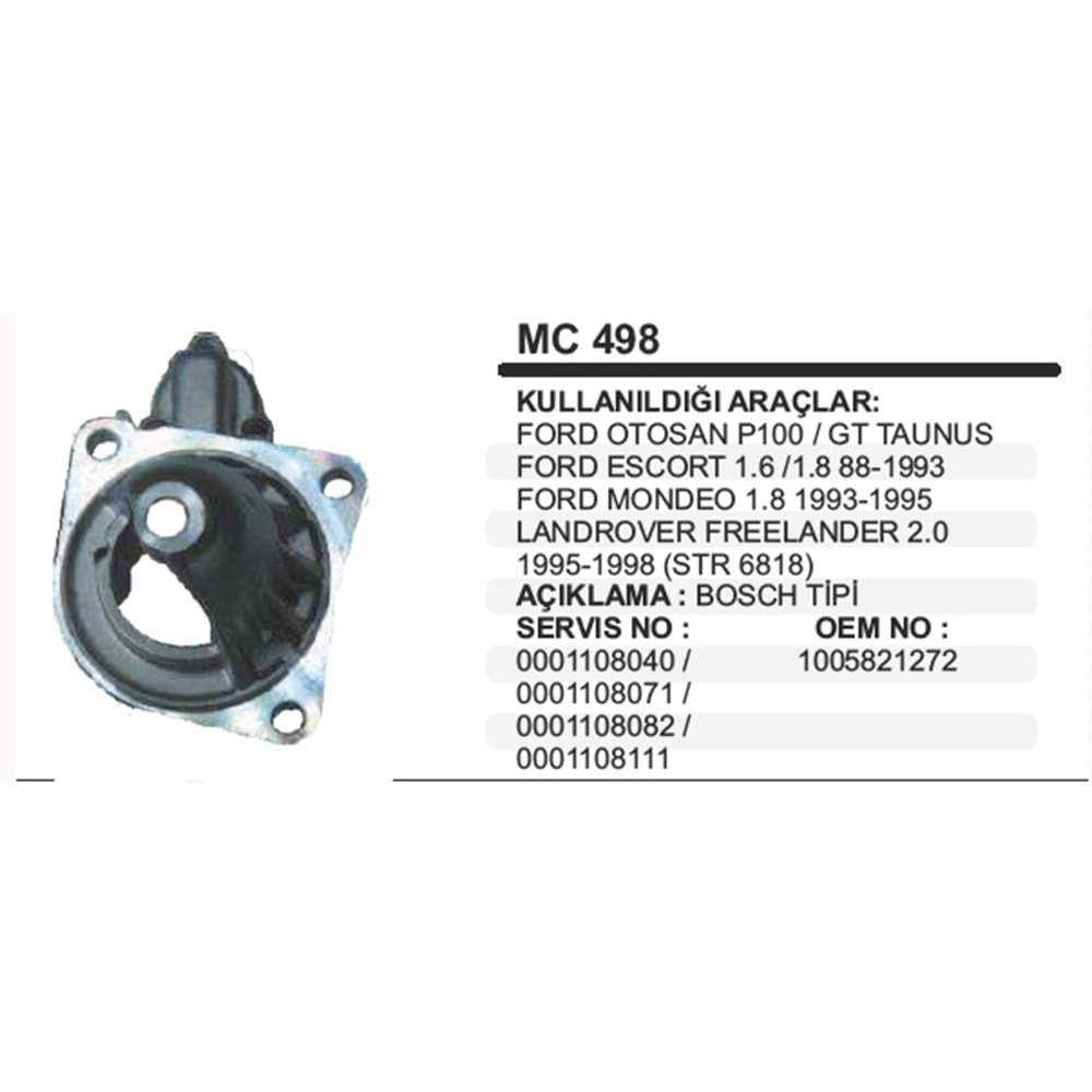 MARS PINYON KAPAK OTOSAN P100 PIKAP TAUNUS