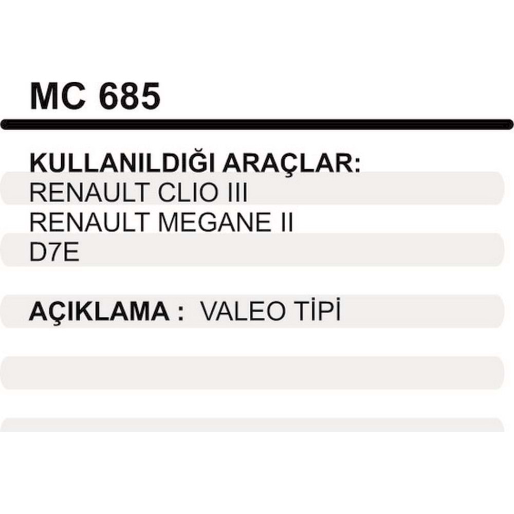 MARS PINYON KAPAGI MEGAN II CLIO II