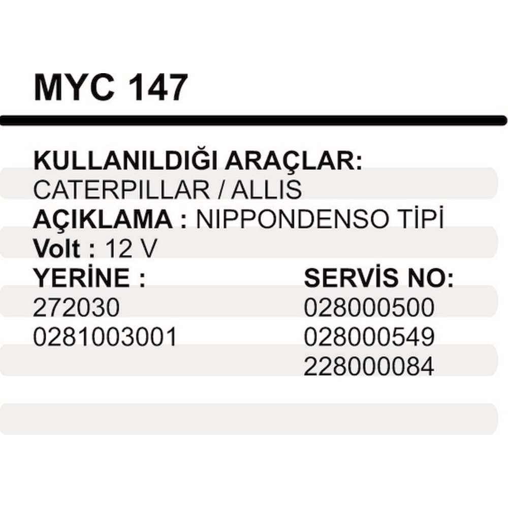 MARS YASTIKGOV.12VCATERPLLER ALLI