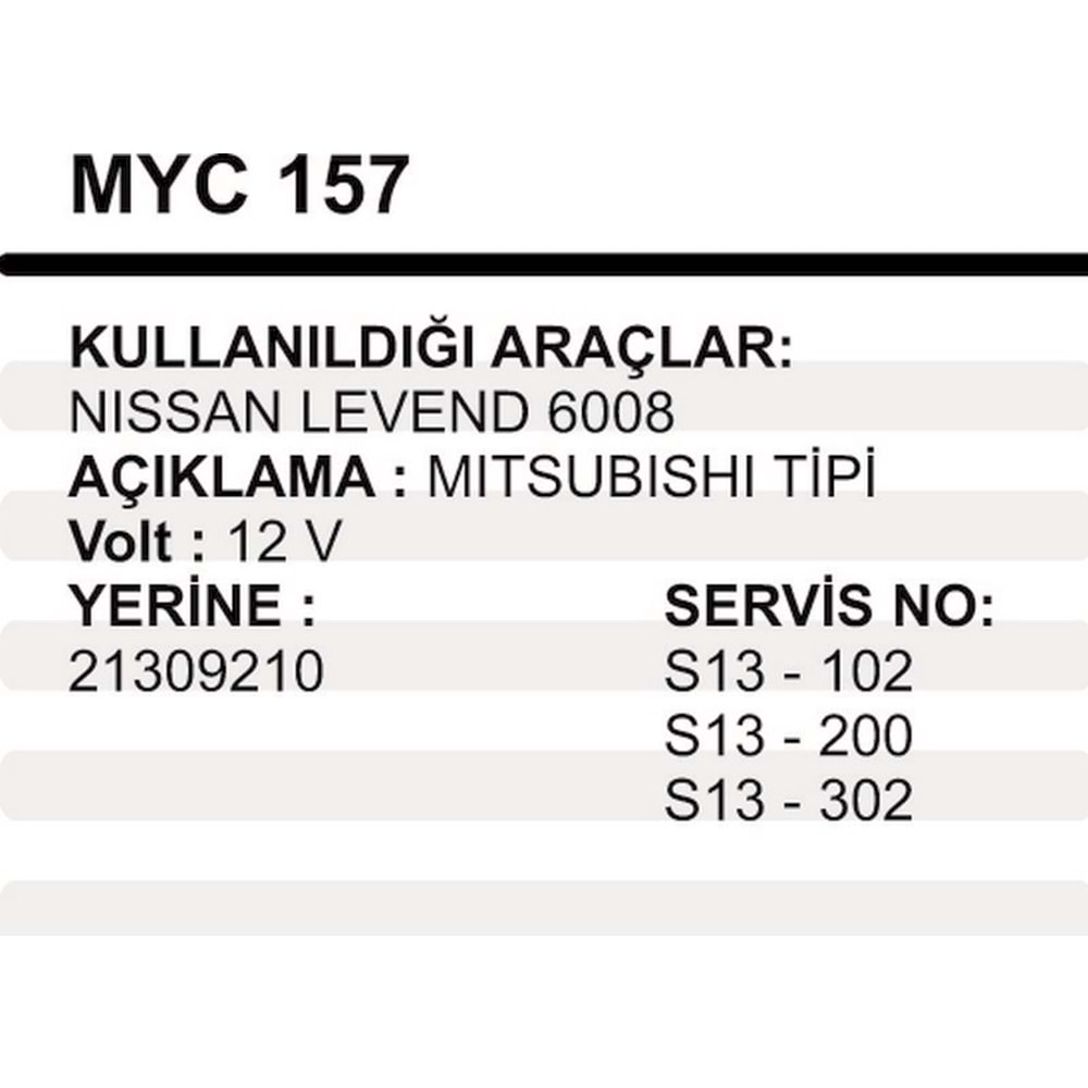 MARS YASTIGI GOVDELI NISSAN LEVEND