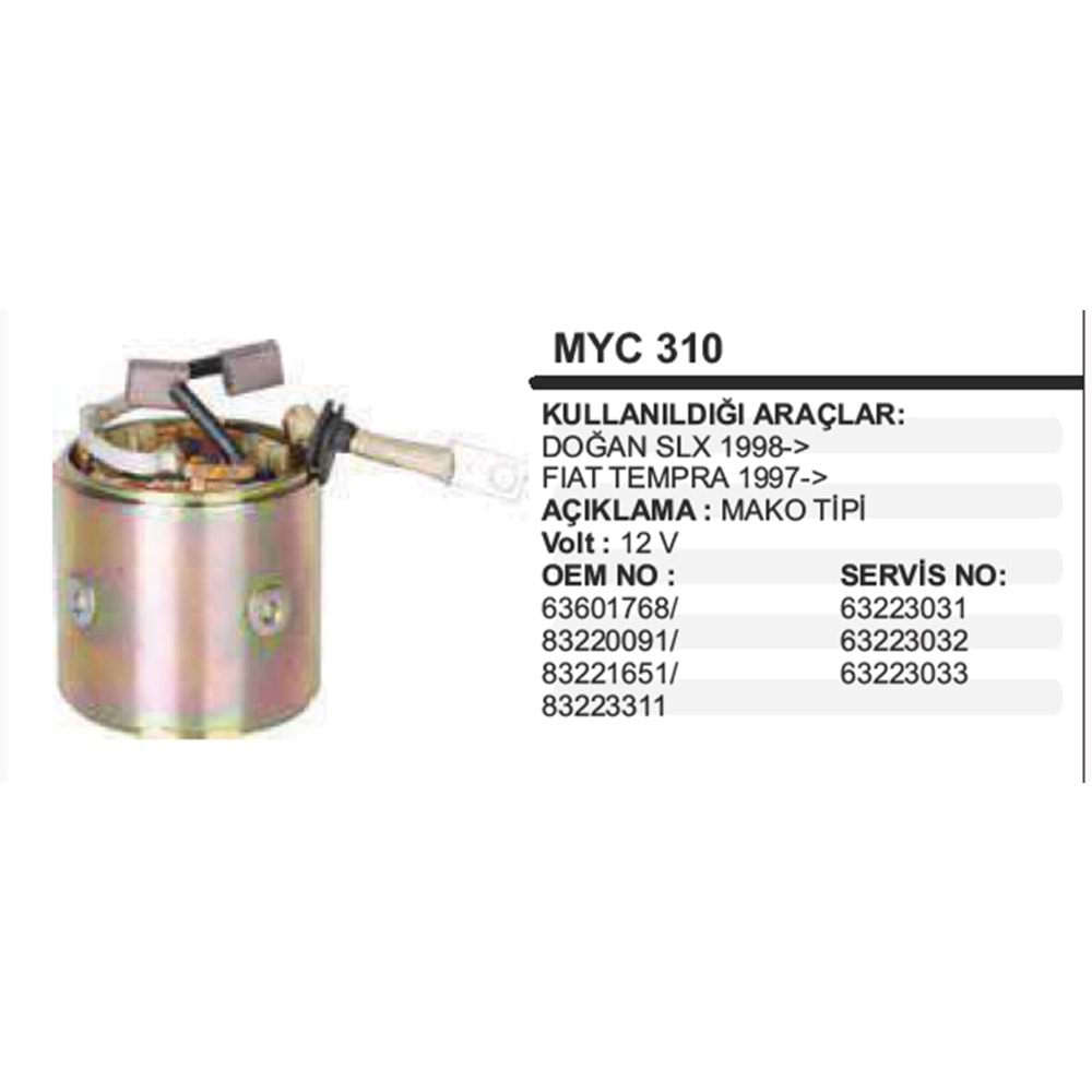 MARS YASTIGI GOVDELI TEMPRA M.TIP DOGAN SLX 98