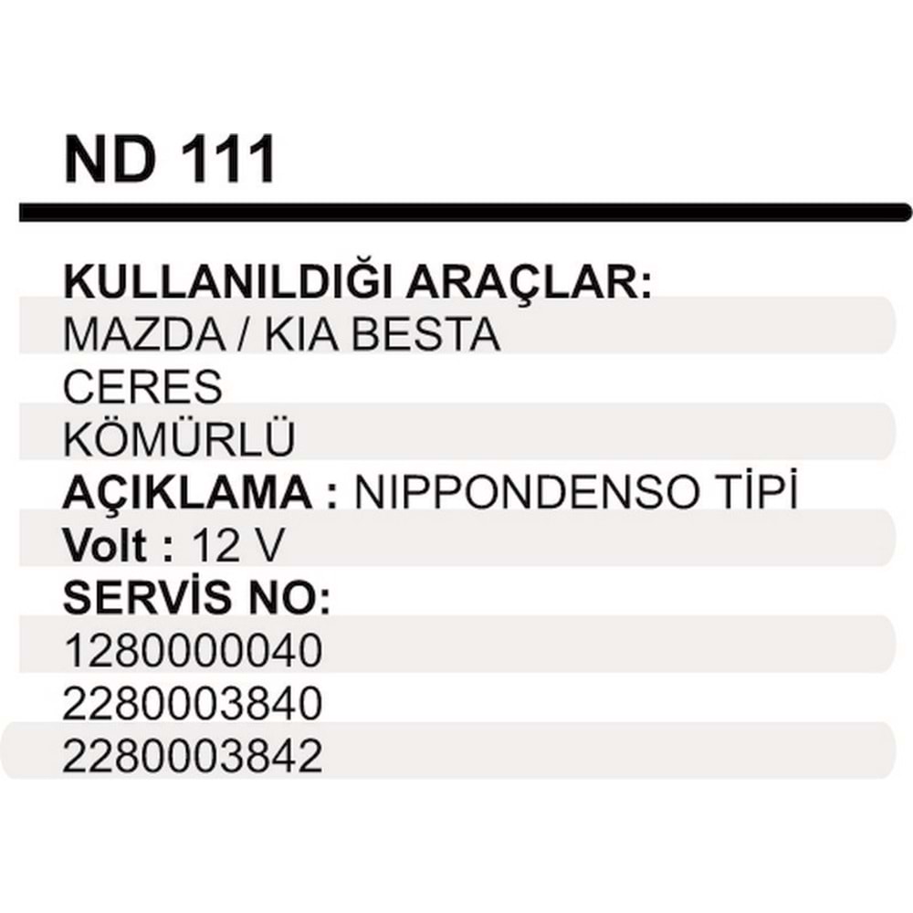 MARS YASTIK KOMURLU MAZDA KIA