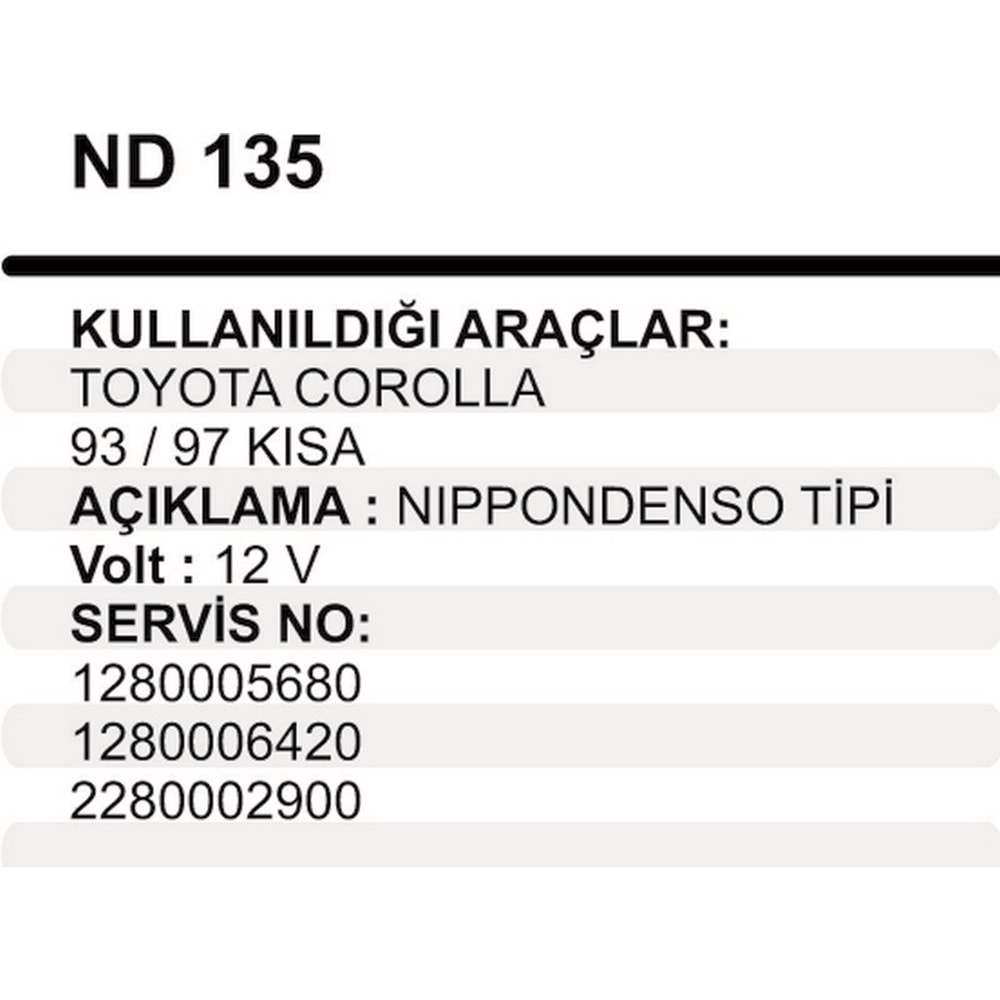 MARS YASTIK TOYOTA COROLLA 93-97