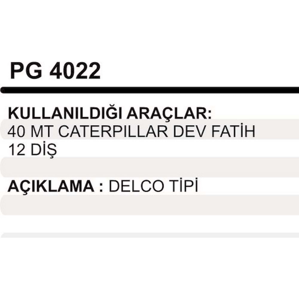 MARS DISLISI 40MT CAT DEV FATIH 12D