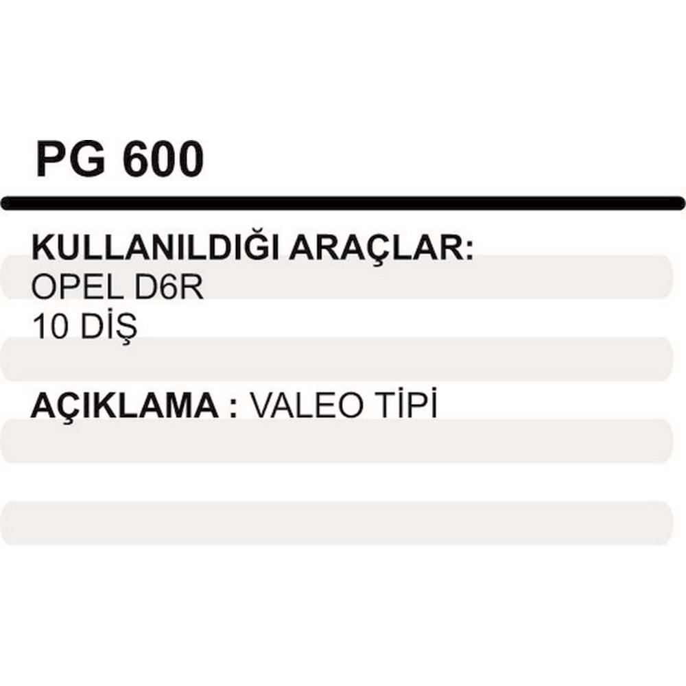 MARS DISLISI D6R OPEL