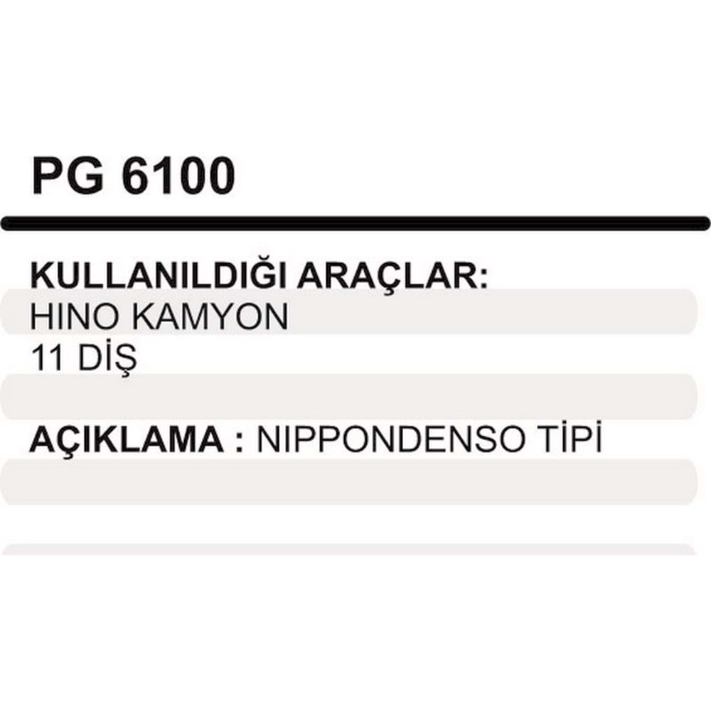 MARS DISLISI HINO KAMYON 11 DIS