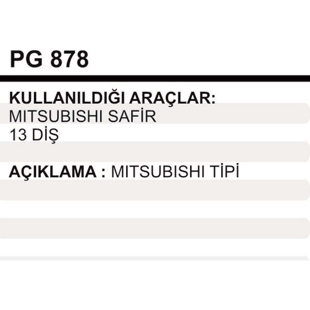 MARS DISLISI MITSUBISHI SAFIR 13D