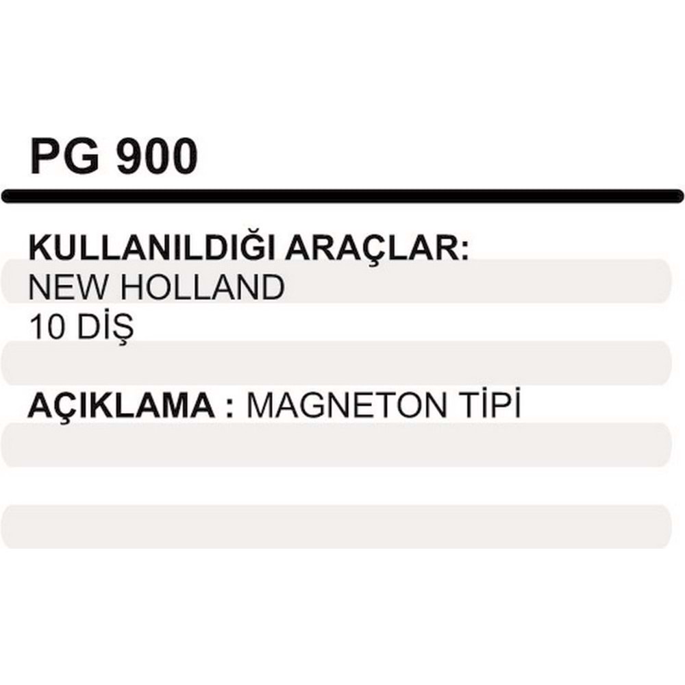 MARS DISLISI MAGNETON NEW HOLLAND