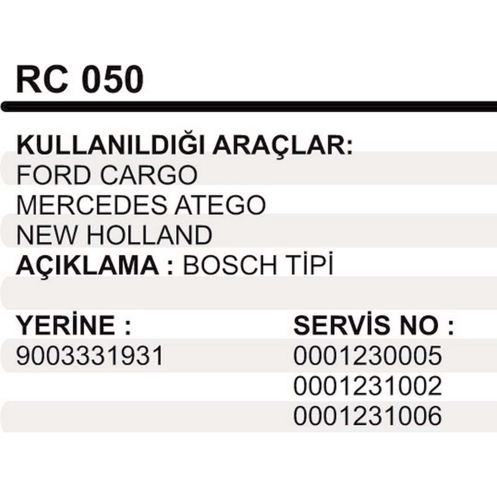 MARS CATAL CARGO ATEGO