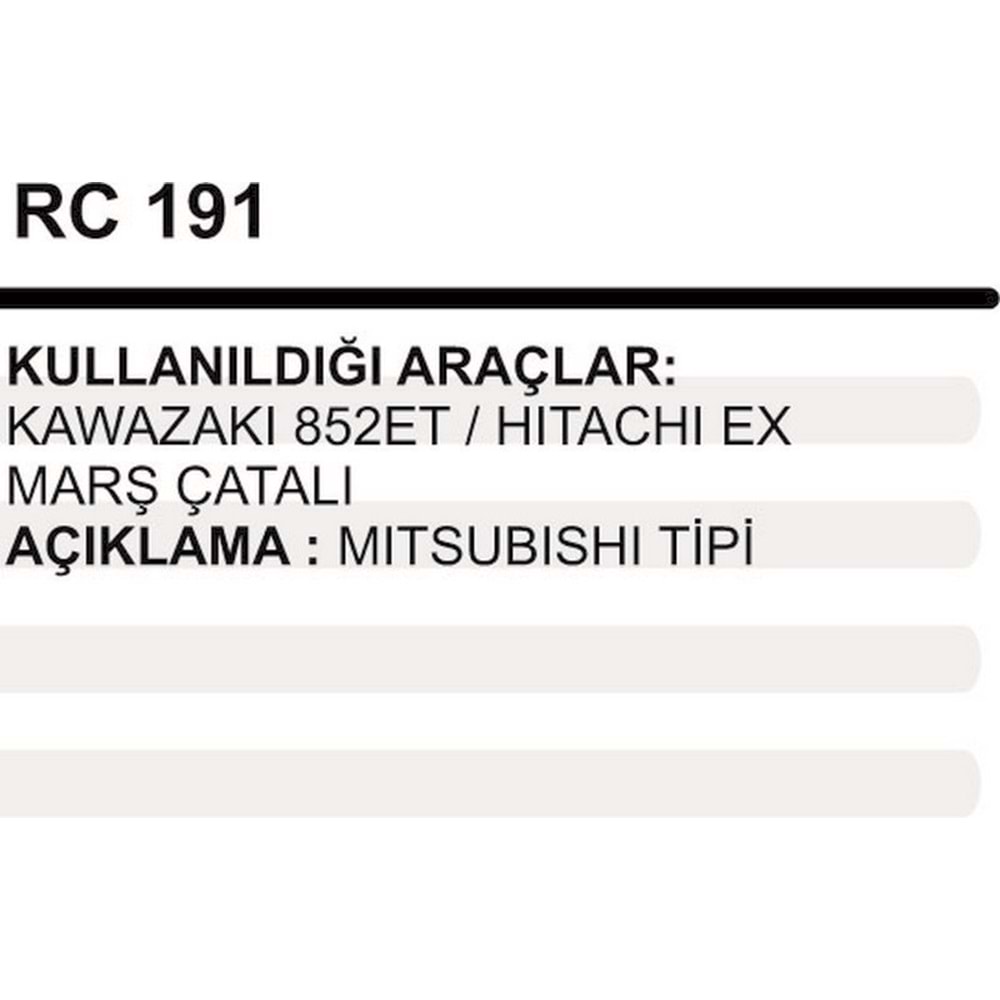 MARS CATAL KAWAZAKI 852 ET / HITACHI EX