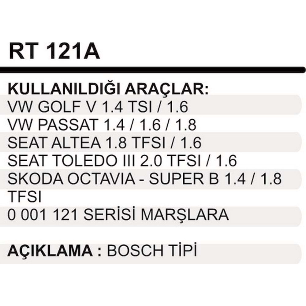 RED.TM.TK VW SEAT 1,6TDI