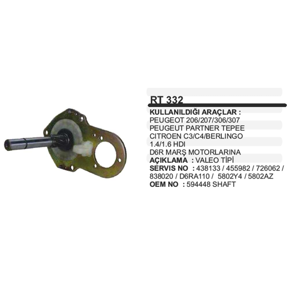 REDIKSIYON TAKIM PEUGEOT 206-306 C-3 C-4