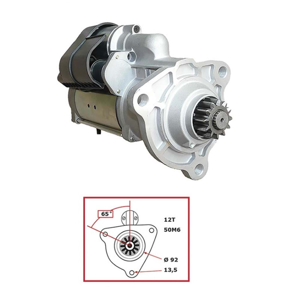 MARS MOT. 24V.12D SCANIA P.R.T 270/380 261
