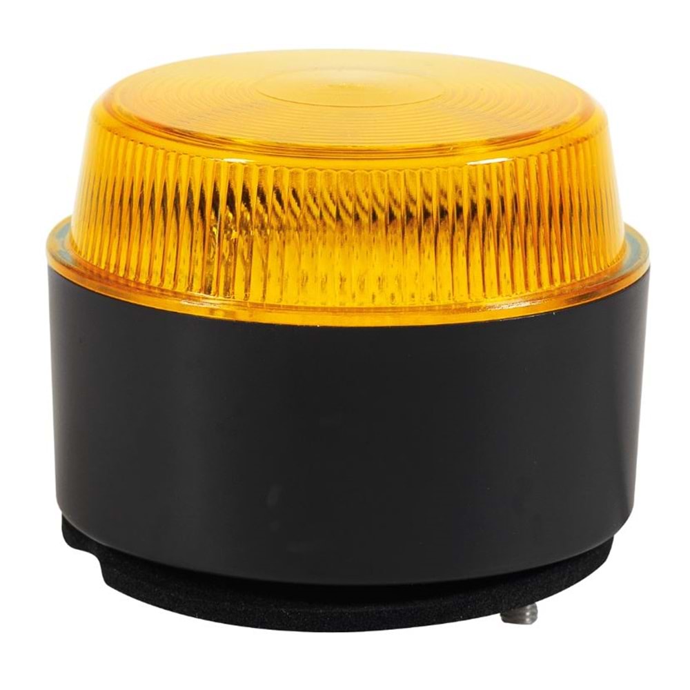 LED FLASHING BEACON 10-30V ÇAKAR LAMBA AMBER