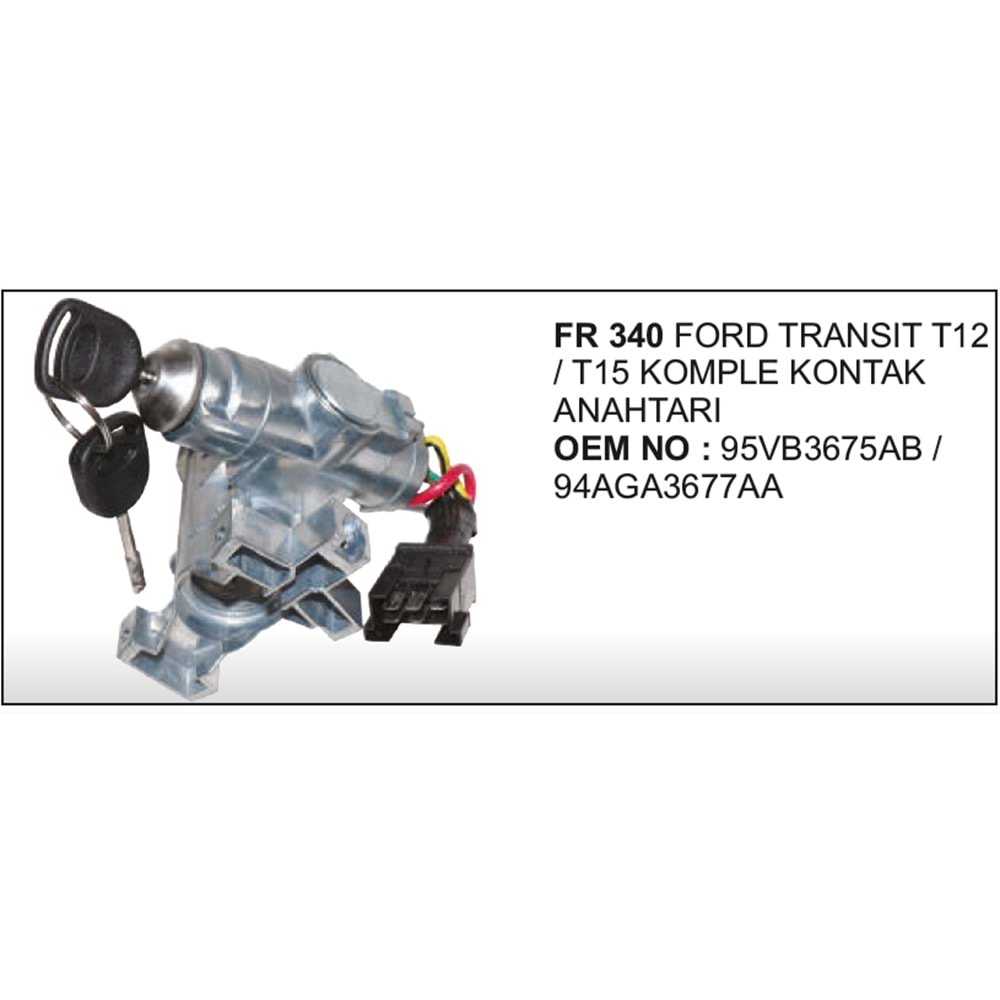 KONTAK ANAHTARI KOMPLE FORD TRANSIT T12 T15