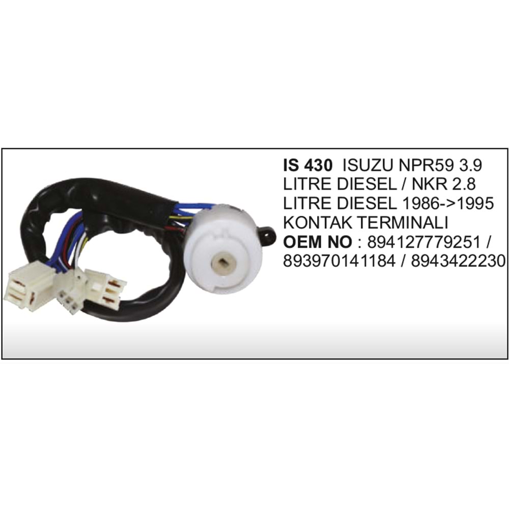 KONTAK TERMINALI ISUZU NPR NKR 86-95