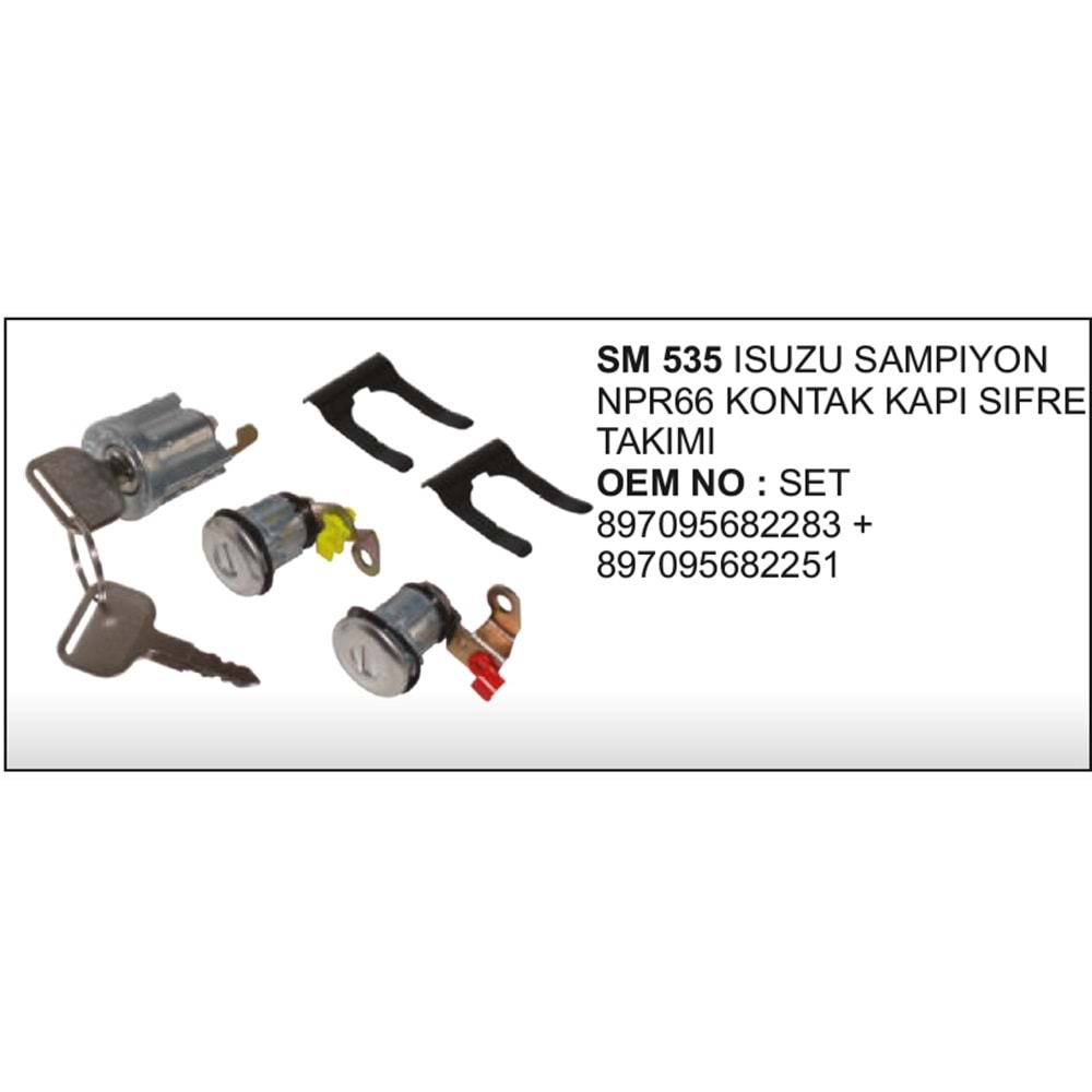 KONTAK KAPI SIFRE TAKIM ANAHTARI ISUZU CHAMPION