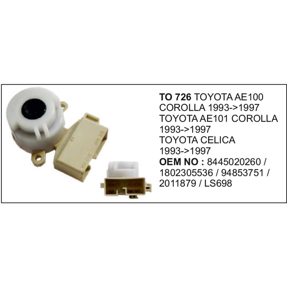 KONTAK TERMINALI TOYOTA AE100 93-96 COROLLA