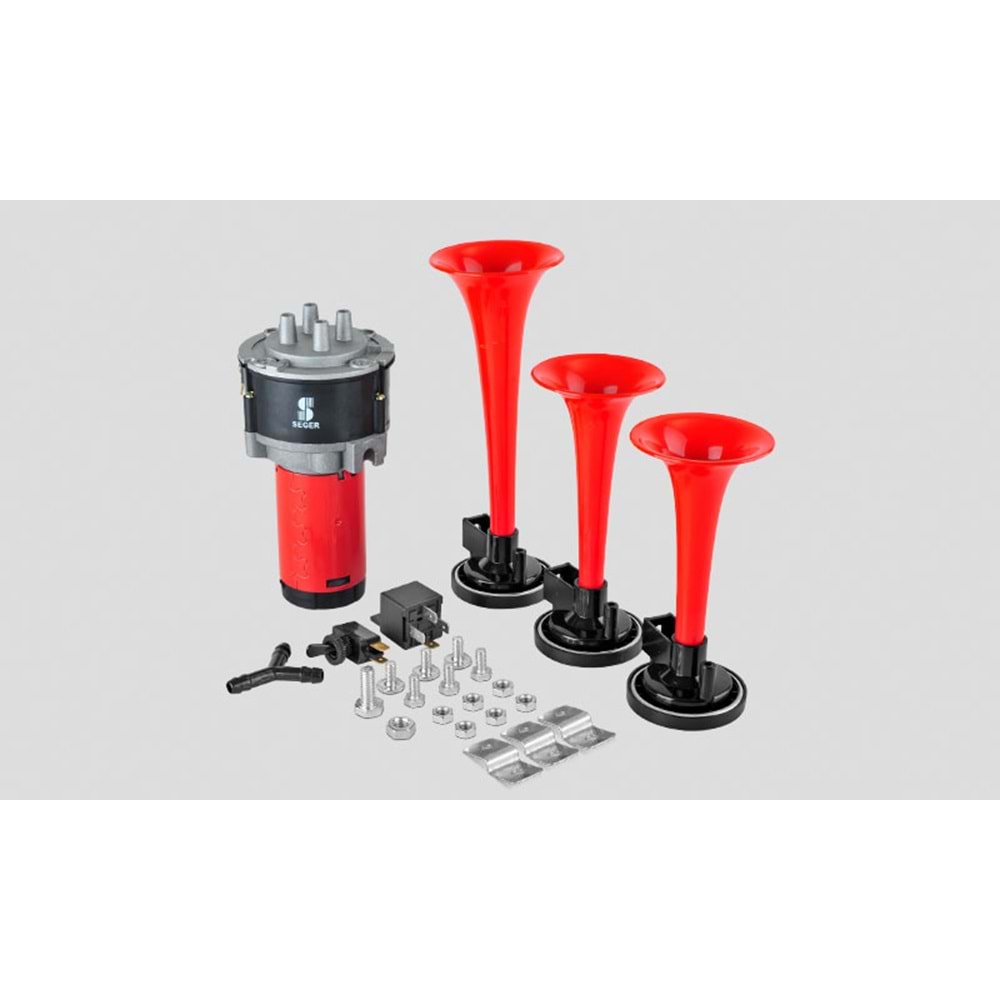 KORNA KOMPRESÖRLÜ ÜÇ PLASTİK BORULU 24V